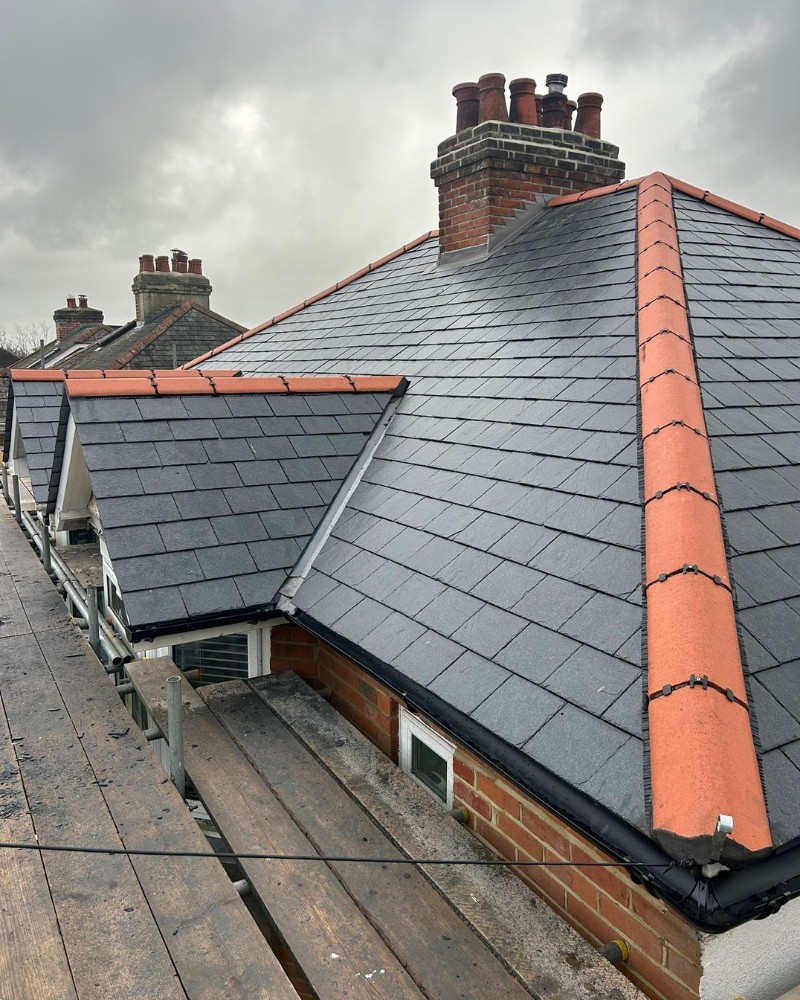 Professional roof replacement completed by Hampshire Roof Care - quality workmanship example
